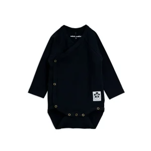 Svart Basic Omlottbody – Mini Rodini