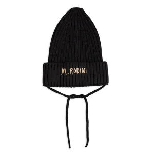 Fold up rib hat – Black
