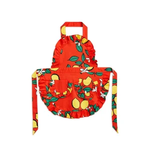 Lemons aop woven apron