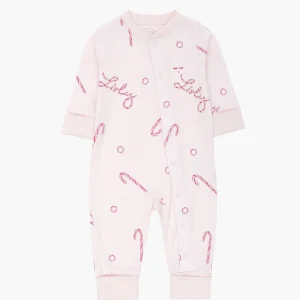 Candy Cane Overall – Pink