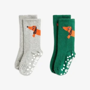Dog 2-pack anti-slip socks