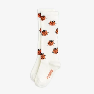 Ladybugs knee-high socks