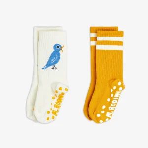 Bird 2-pack anti-slip socks