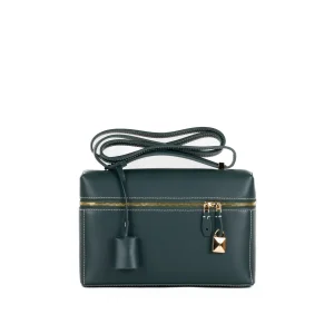 Coralie Läder Handväska 23 - Green