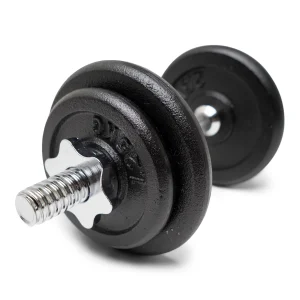 Hantel 10 kg justerbar - järn + koffert