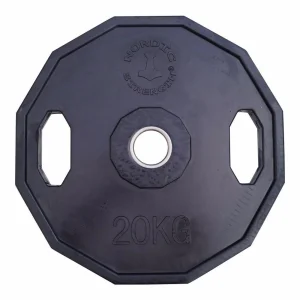 Viktskiva 20 kg - 50 mm Svart/12kantig