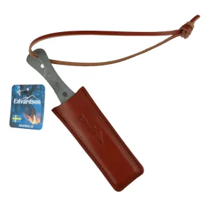 Diamantbryne med läderslida