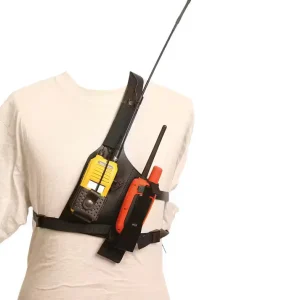 Dubbelselen, för jaktradio inkl GPS-hållare