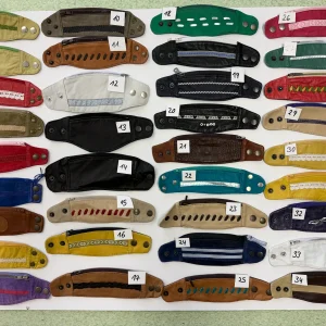 Armbandsplånbok läder / tyg