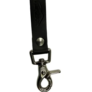 Dangler med liten (kromfärgad) karbinhake - Edvardson (50mm)