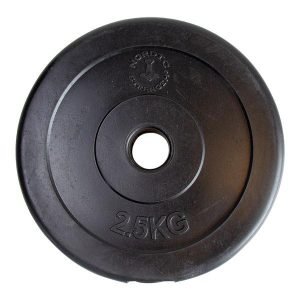 Viktskiva i hård plast 2,5 kg (30 mm)