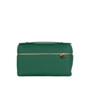 Inès Läder Handväska 27 - Green