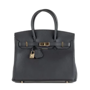 Joelle Läder Handväska 30 - Black