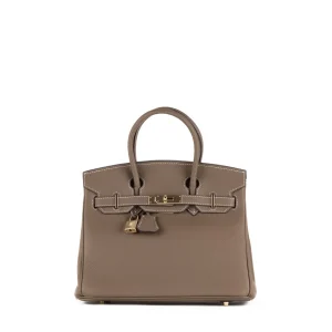 Ella Läder Handväska 25 - Peanut