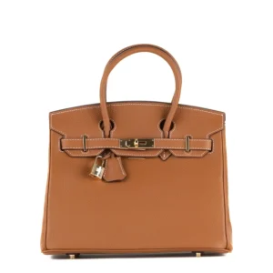 Joelle Läder Handväska 30 - Brown