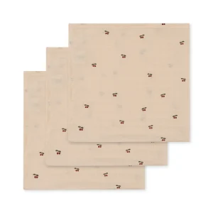 Muslinfilt 3-pack – Cherry