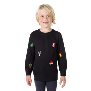 X-mas Icons Black – Jultröja