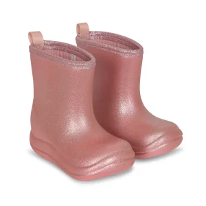 LUC LIGHTWEIGHT GLITTER RAIN BOOT – GLITTER ROSE
