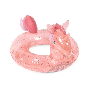 SWIM RING HORN STARS – PINK