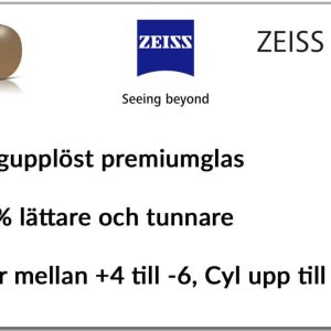 Zeiss Single Vision SPH 1.6 SUN