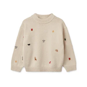 Orlane Embroidery Knit Jumper – Holiday / Sandy