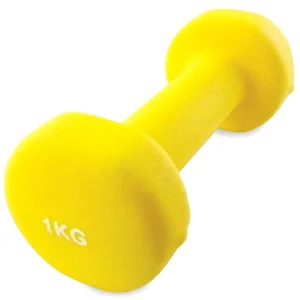 Hantel 1 kg aerobic - Gul