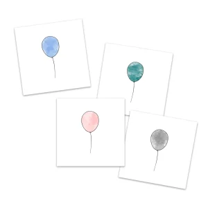 Gratulationskort – Ballong