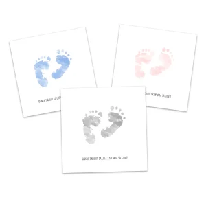 Gratulationskort – Fötter