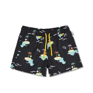 Barn/Vuxen Badshorts Island In The Sun – Happy Socks