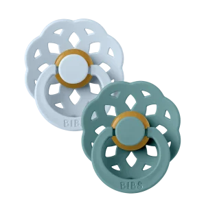 Bibs Boheme 2-pack – Baby Blue/Island Sea