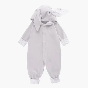 PLUSH BUNNY OVERALL – Grå