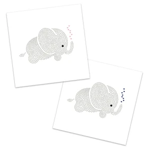 Gratulationskort – Elefant