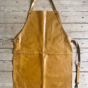 Förkläde i läder