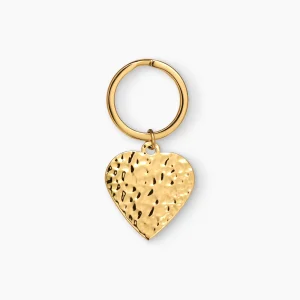 HJÄRT NYCKELRING GULD