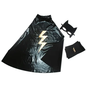 Superhjältedräkt – Svart