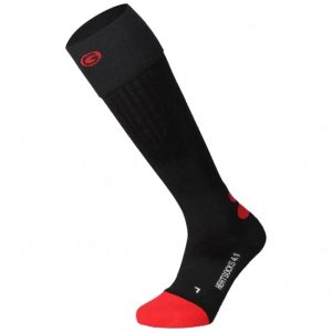 LENZ Heat Sock 4.1 Toe Cap Merino Black