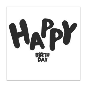 Gratulationskort – Happy Birthday