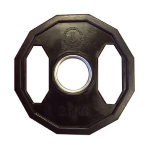 Viktskiva 2,5 kg - 50 mm Svart/12kantig