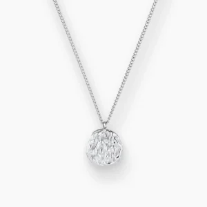 WAVY HALSBAND RUNT SILVER